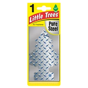 Little Trees Car Freshener Pure Steel 24 CT