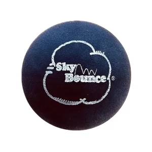 Sky Bounce Black Rubber Ball 12 CT