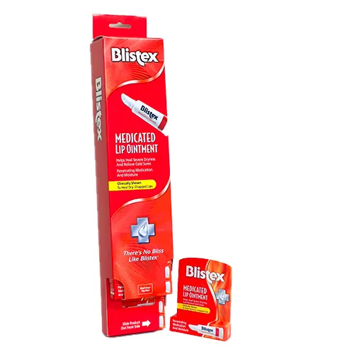 Blistex Red Medicated Lip Ointment 0.21oz 24/ Dispenser