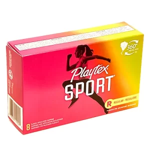 Playtex Tampons Sport Regular 8s Box 12 Count  