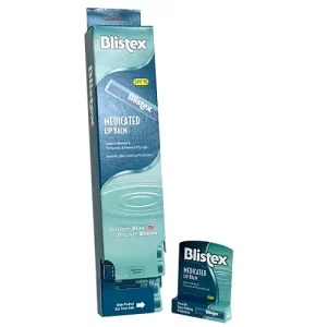 Blistex Green Medicated Lip Balm 0.21oz 24/ Dispenser