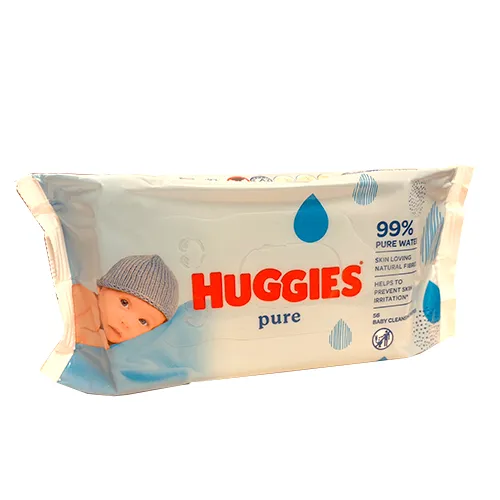 Huggies Baby Wipes Pure 56/10