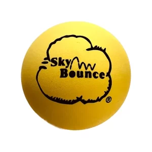 Sky Bounce Yellow Rubber Ball 12 CT