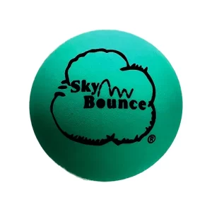 Sky Bounce Green Rubber Ball 12 CT