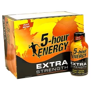 5-Hour Energy Peach Mango Extra Strength 1.93oz/12CT