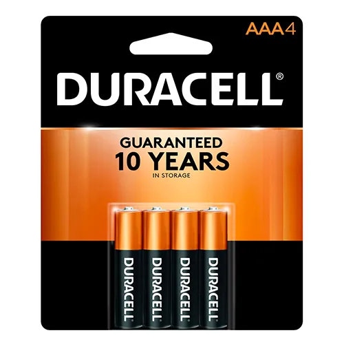Duracell Coppertop AAA4 Batteries 54/CASE